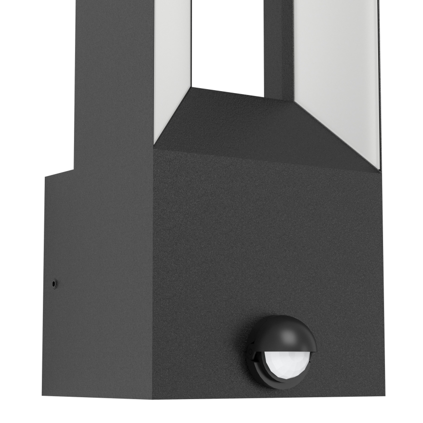 Eglo - LED Вуличний світильник з датчиком 2xLED/5W/230V IP44