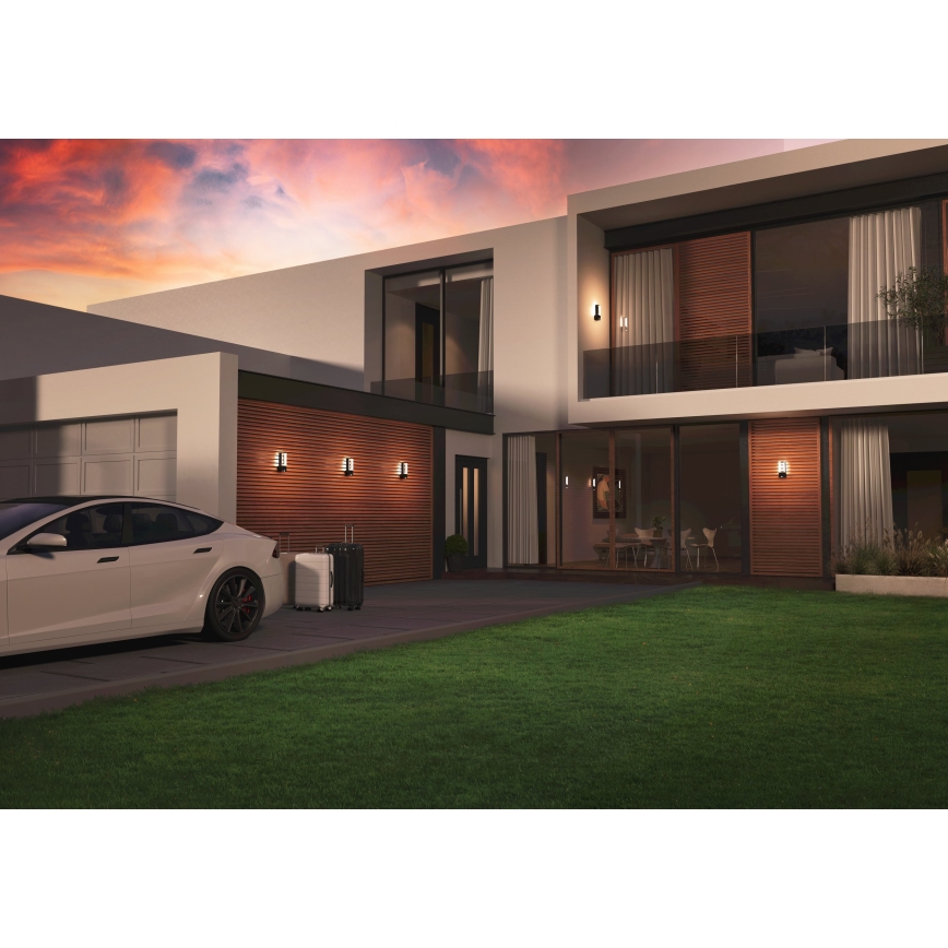 Eglo - LED Вуличний світильник з датчиком 2xLED/5W/230V IP44