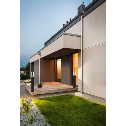 Eglo - Светодиодная уличная лампа RIFORANO 2xLED/5W/230V IP44 77 см