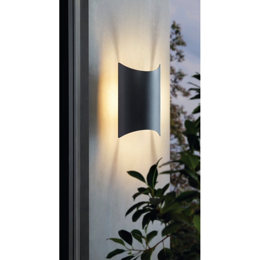 Eglo - Вуличний світлодіодний настінний світильник LED/10W/230V IP44