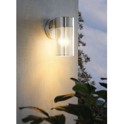 Eglo - Вуличний настінний світильник 1xE27/28W/230V
