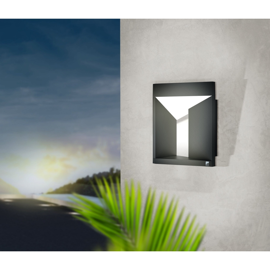 Eglo - Вуличний світлодіодний настінний світильник LED/10W/230V IP54