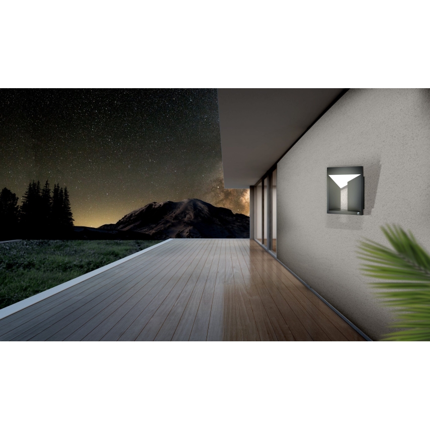 Eglo - Вуличний світлодіодний настінний світильник LED/10W/230V IP54