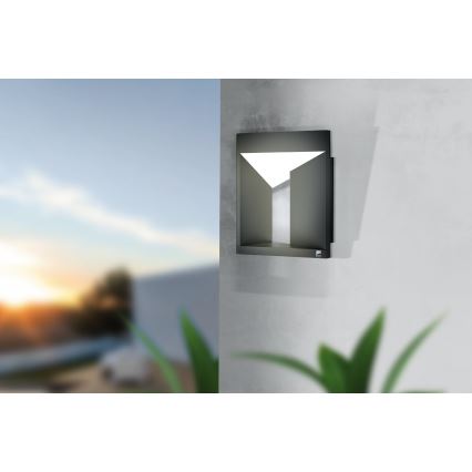 Eglo - Вуличний світлодіодний настінний світильник LED/10W/230V IP54