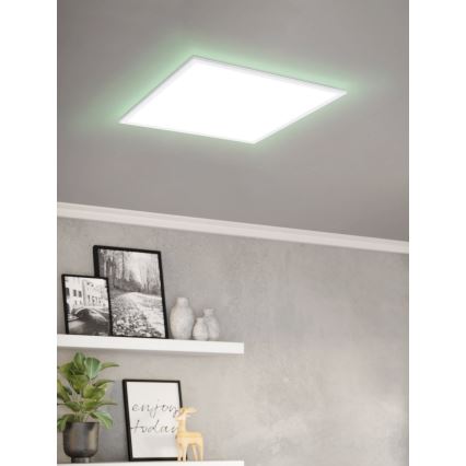 Eglo - Стельовий RGBW-світильник з регулюванням яскравості LED/32,5W/230V 2700-6500K 60x60 см + пульт дистанційного керування