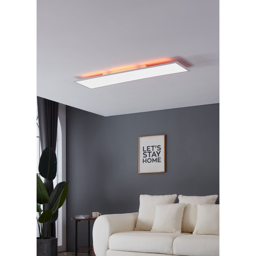 Eglo - Стельовий RGBW-світильник з регулюванням яскравості LED/32,5W/230V 2700-6500K 120x30 см + пульт дистанційного керування