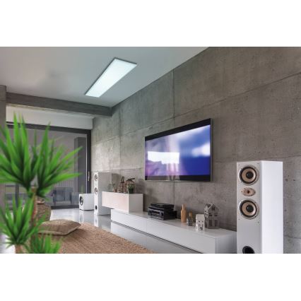Eglo - Потолочный RGBW-светильник с регулированием яркости LED/32,5W/230V 2700-6500K 120x30 cm + дистанционное управление