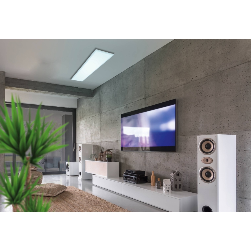 Eglo - Потолочный RGBW-светильник с регулированием яркости LED/32,5W/230V 2700-6500K 120x30 cm + дистанционное управление