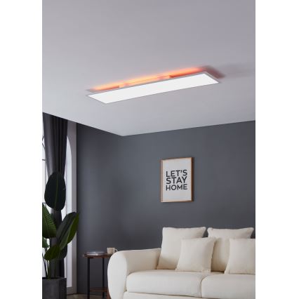 Eglo - Потолочный RGBW-светильник с регулированием яркости LED/32,5W/230V 2700-6500K 120x30 cm + дистанционное управление