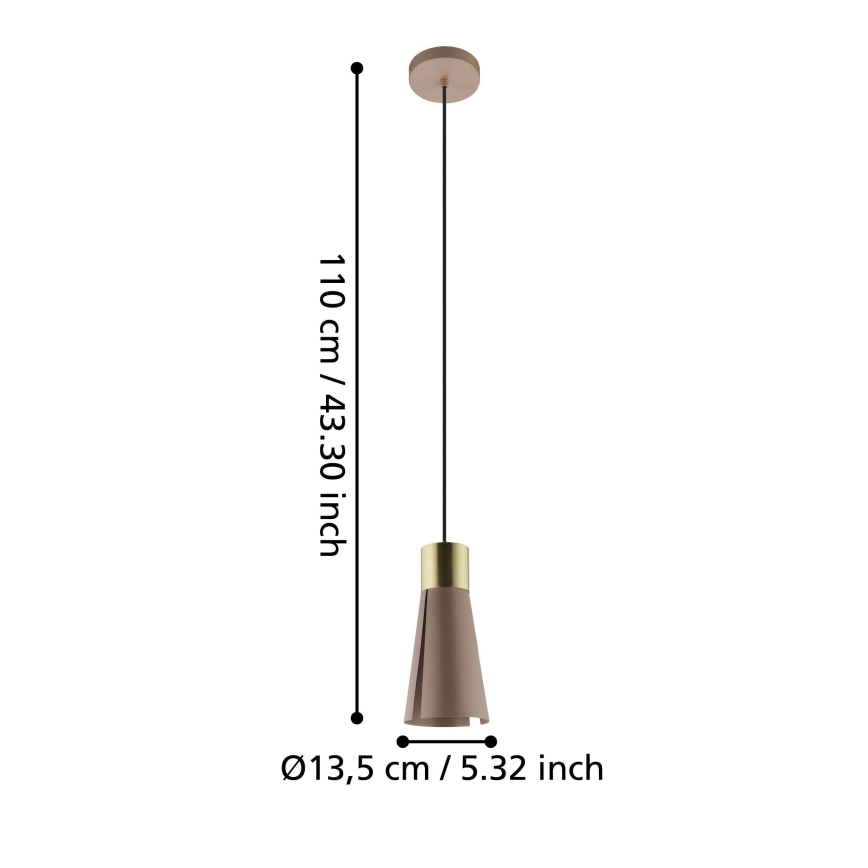 Eglo - Підвісна LED люстра 1xGU10/4,5W/230V
