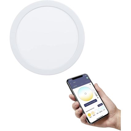 Eglo - Светодиодный диммируемый светильник для ванной комнаты LED/16,5W/230V IP44 ZigBee