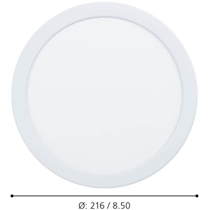 Eglo - Светодиодный диммируемый светильник для ванной комнаты LED/16,5W/230V IP44 ZigBee