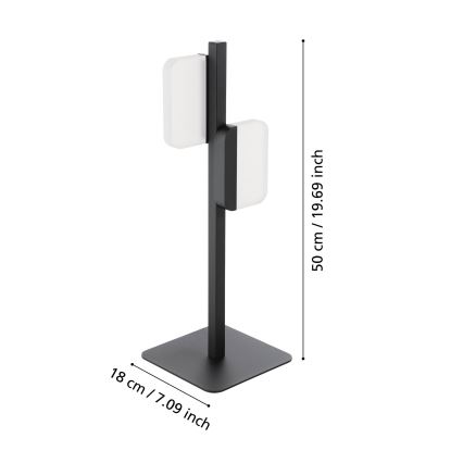 Eglo 98878 - Світлодіодна настільна лампа ERVIDEL 2xLED/4,5W/230V