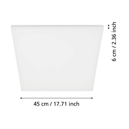 Eglo 98902 - Светодиодный потолочный светильник TURCONA LED/20W/230V