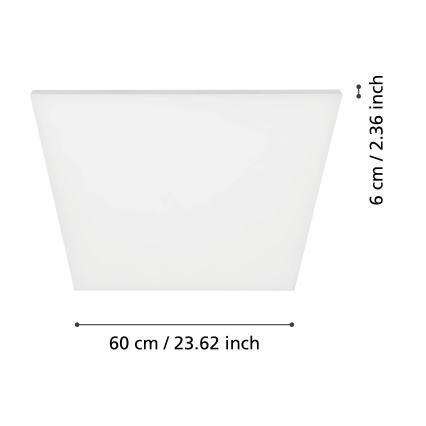 Eglo - Світлодіодний стельовий світильник LED/33W/230V