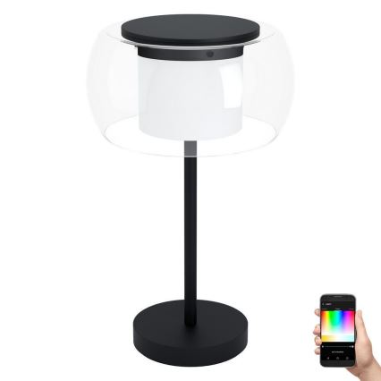 Eglo - LED RGB Димерна настільна лампа BRIAGLIA-C LED/15W/230V