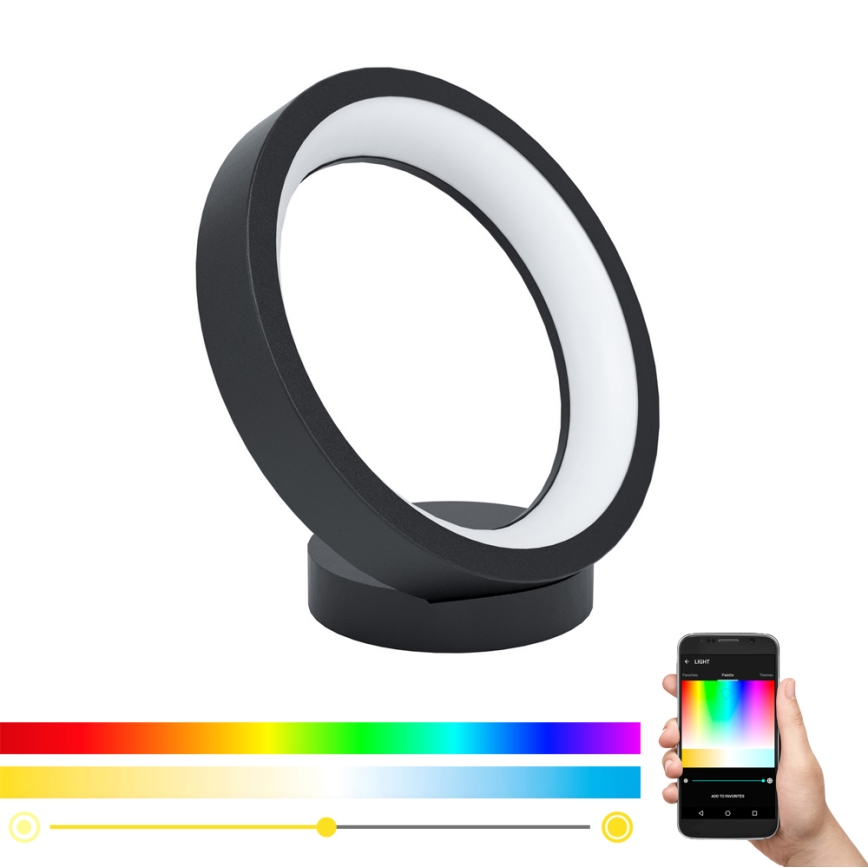 Eglo - Светодиодная настольная RGB-лампа с регулированием яркости MARGHERA-C LED/16W/230V