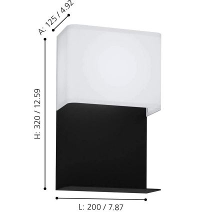 Eglo - Світлодіодний настінний світильник LED/5,4W/230V