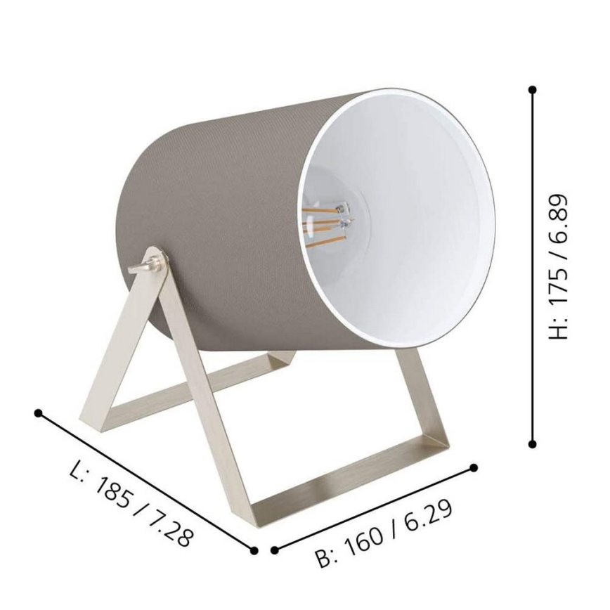 Eglo - Настольная лампа 1xE27/25W/230V