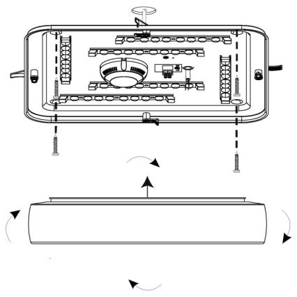 Eglo - Світлодіодний стельовий світильник LED/22W/230V
