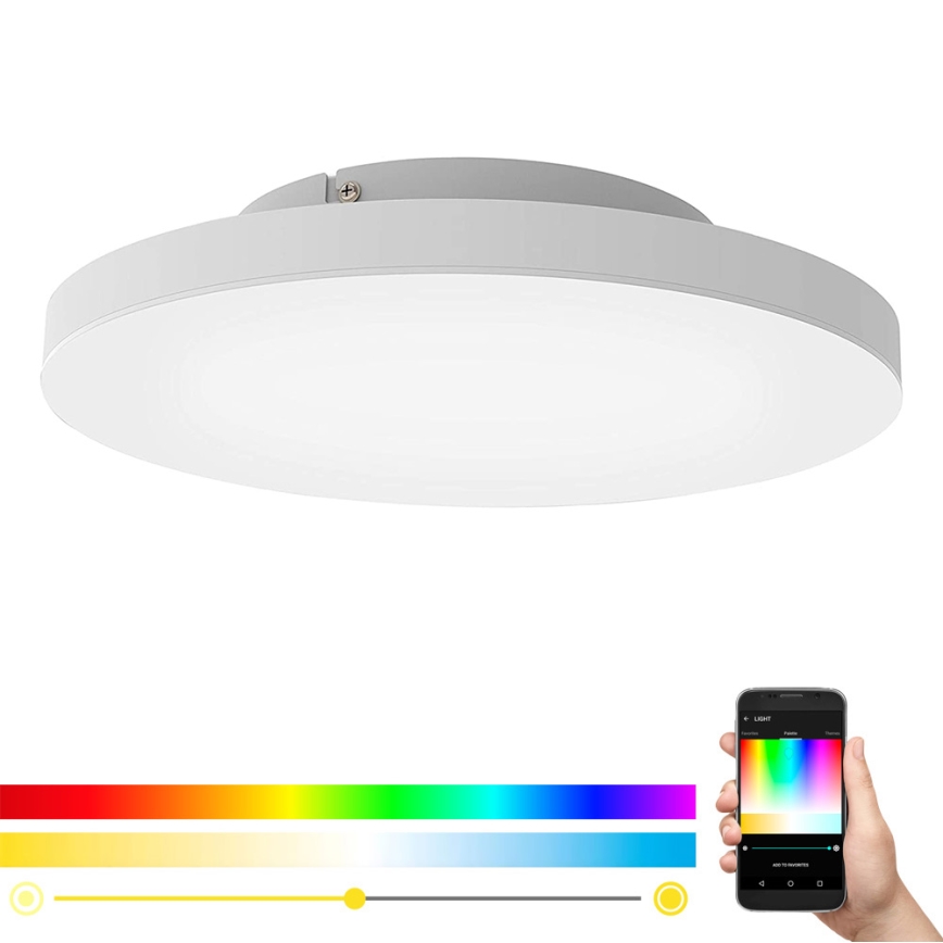 Eglo - LED RGB димерний стельовий світильник TURCONA-C LED/20W/230V + ПУ