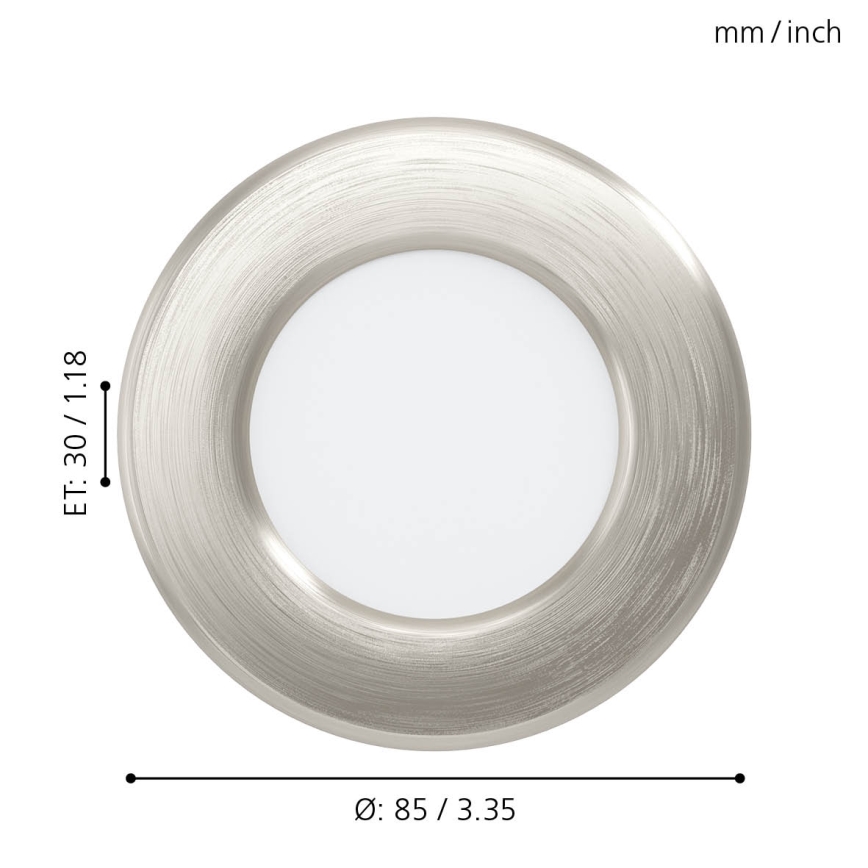 Eglo 99136 - Светодиодный подвесной светильник FUEVA 5 LED/2.7W/230V