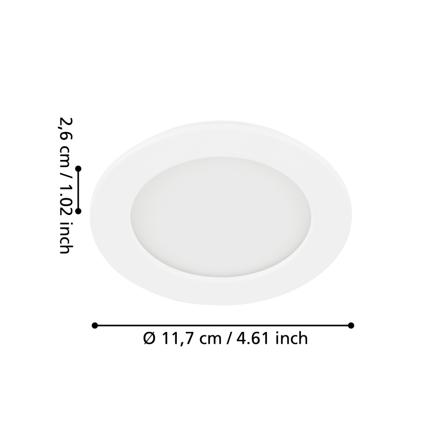 Eglo - Світлодіодний підвісний стельовий світильник LED/5,5W/230V