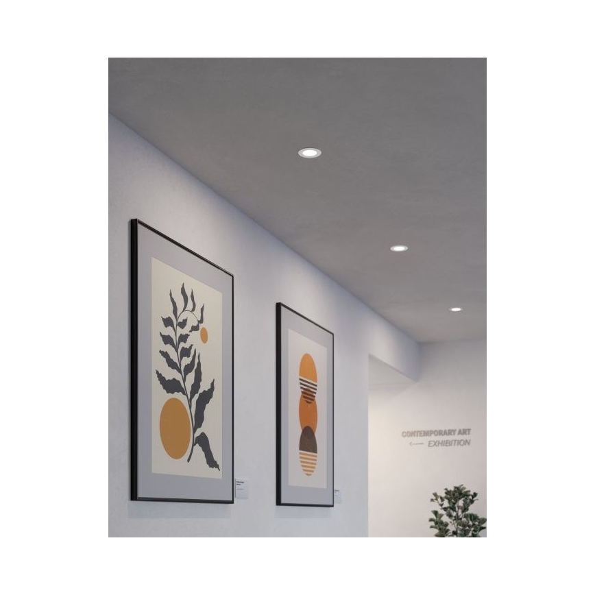 Eglo - встраиваемый светодиодный потолочный светильник, 5,5 Вт, 230 В, диаметр 11,7 см