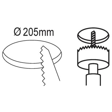 Eglo 99151 - Светодиодный встраиваемый светильник FUEVA 5 LED/16,5W/230V