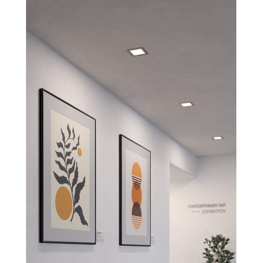 Eglo - встраиваемый потолочный светильник LED/5,5 Вт/230 В 11,7x11,7 см