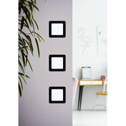 Eglo - встраиваемый потолочный светильник LED/5,5Вт/230В 11,7x11,7 см