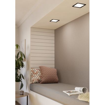 Eglo - вбудований LED‑світильник 10,5W/230V 16,6x16,6 cm