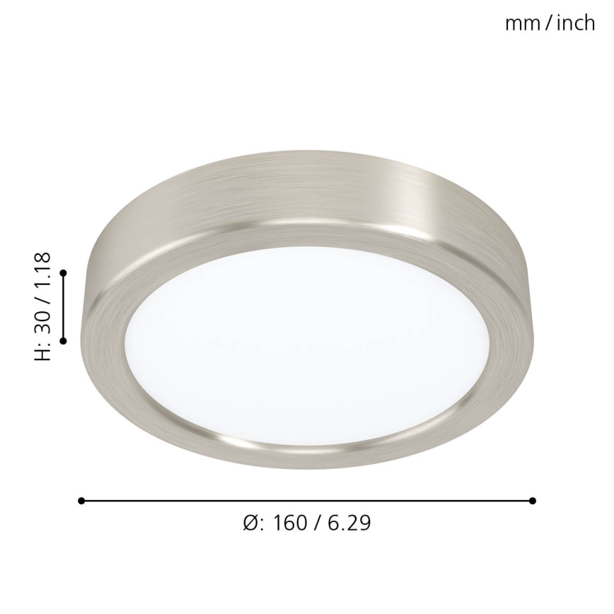 Eglo - LED-потолочный светильник LED/10,5W/230V, диаметр 16 см