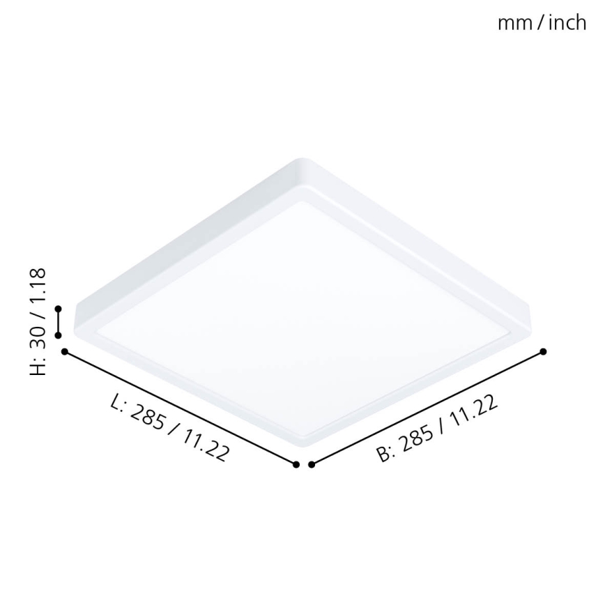 Eglo 99238 - Светодиодный потолочный светильник FUEVA 5 LED/20W/230V