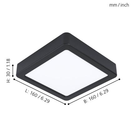 Eglo - Світлодіодний стельовий світильник LED/10,5W/230V