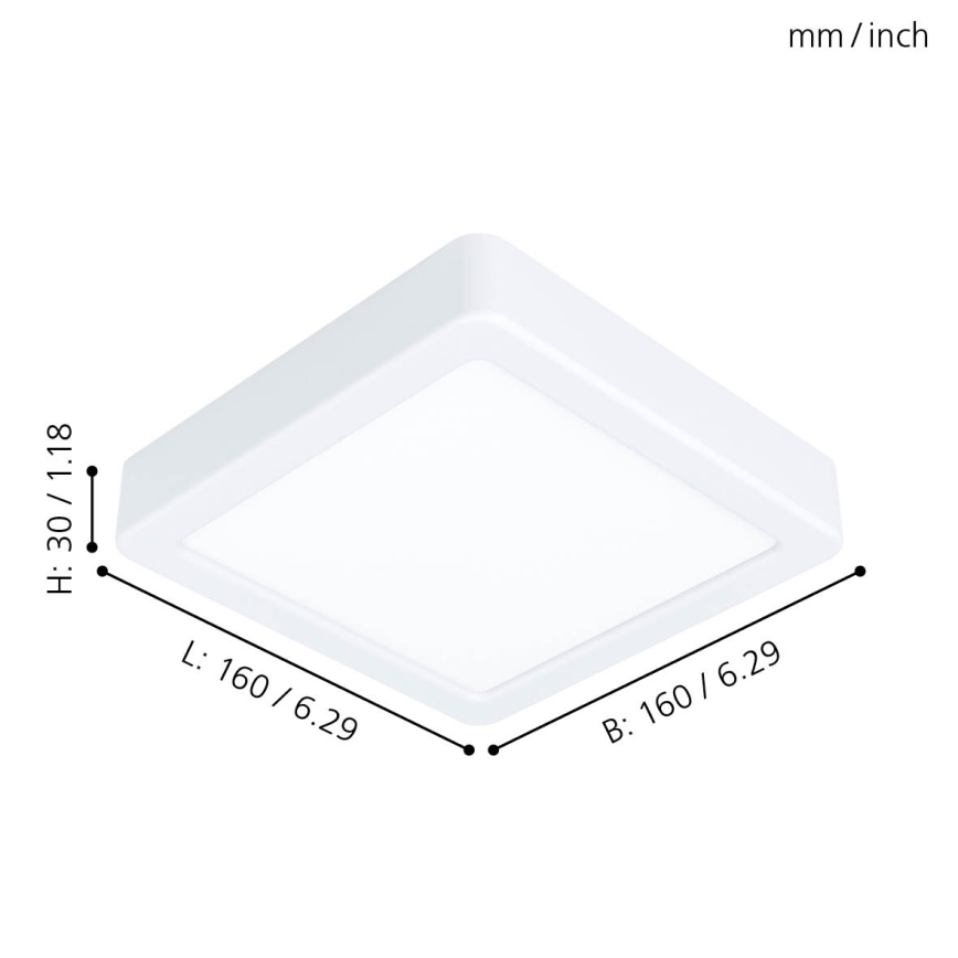 Eglo - Світлодіодний стельовий світильник LED/10,5W/230V