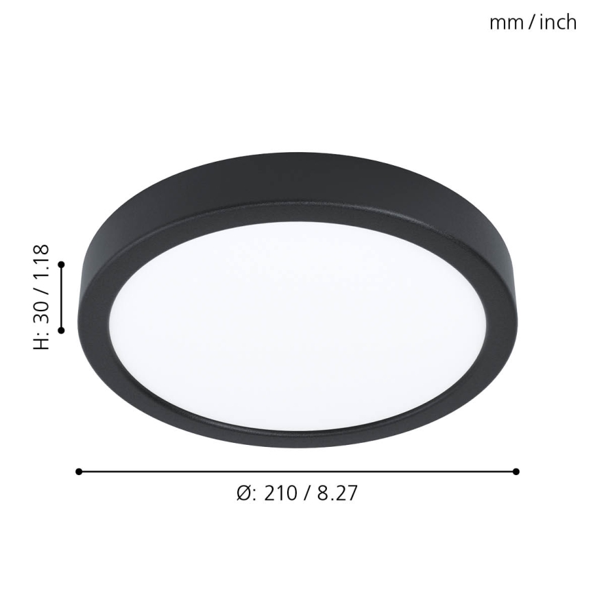 Eglo - Диммируемый потолочный светильник LED/16,5W/230V диаметр 21 см