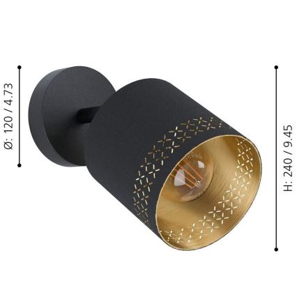 Eglo - Точковий світильник 1xE27/28W/230V