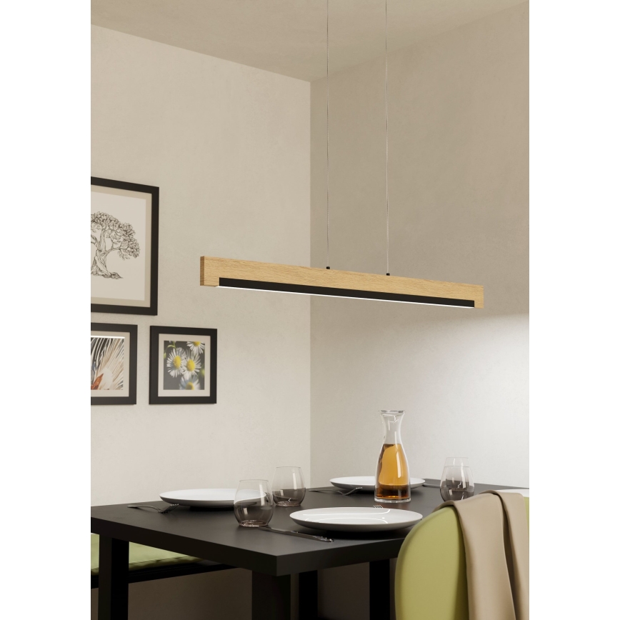 Eglo - Світлодіодна підвісна люстра з регульованою яскравістю LED/25,5W/230V