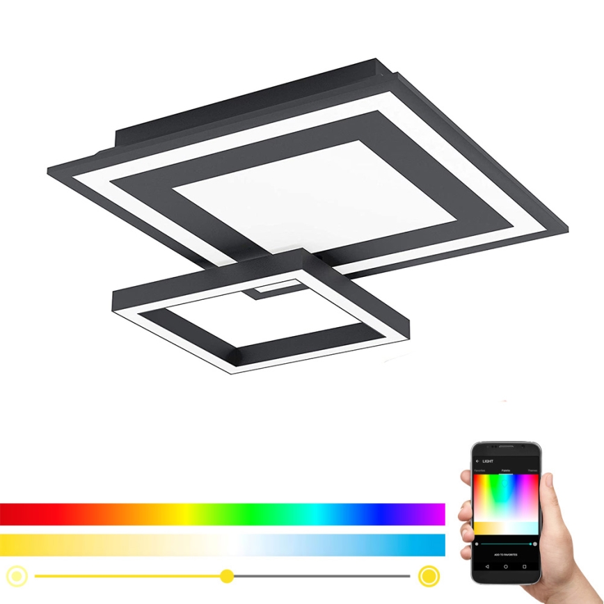 Eglo - RGB Стельовий LED світильник з регулюванням яскравості SAVATAEILA-C LED/20W/230V