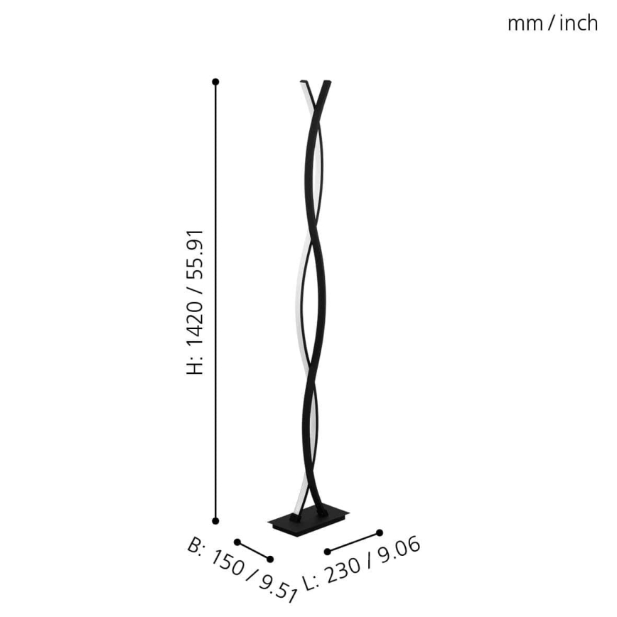 Eglo - Світлодіодний торшер LED/32W/230V