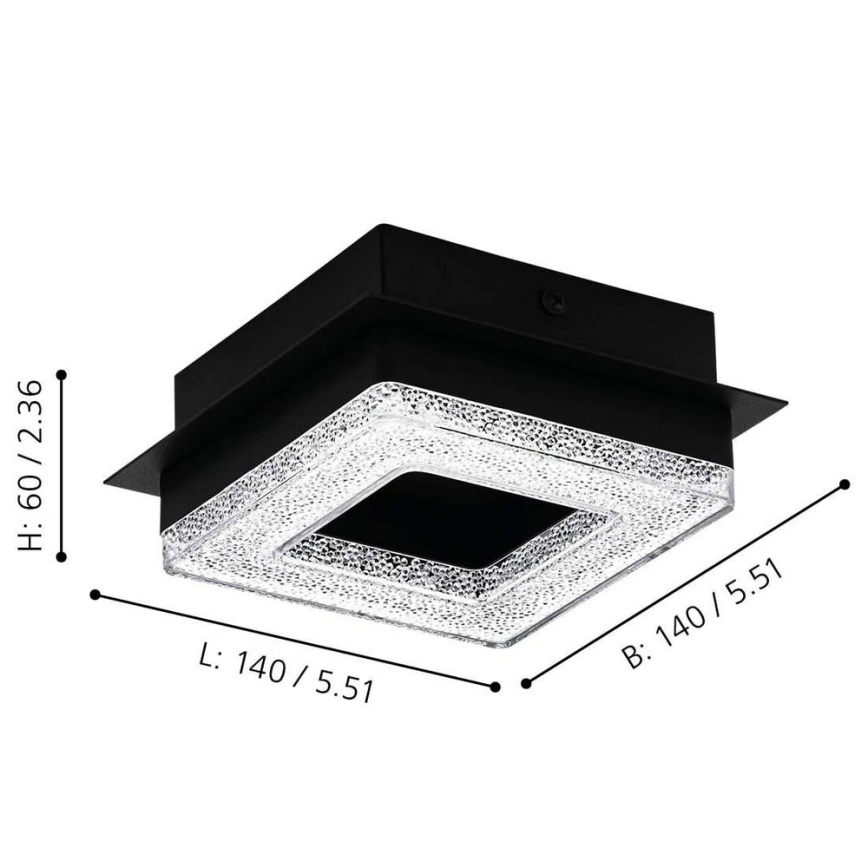 Eglo 99324 - Светодиодный потолочный светильник FRADELO 4xLED/4W/230V