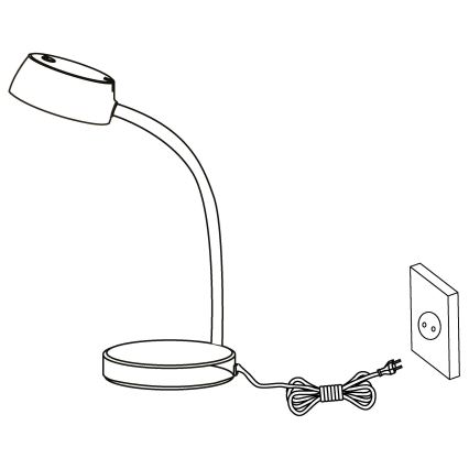 Eglo - Світлодіодна настільна лампа LED/4,5W/230V