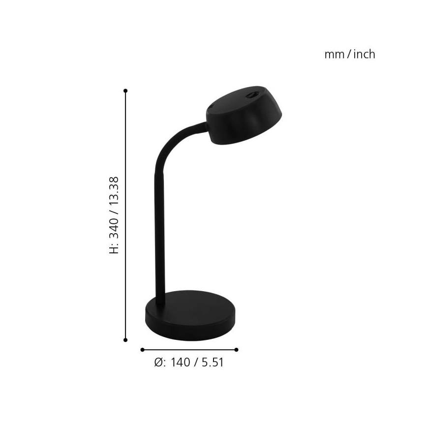 Eglo - Світлодіодна настільна лампа LED/4,5W/230V