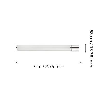 Eglo - Светодиодная подсветка для зеркала в ванной комнате LED/15W/230V IP44