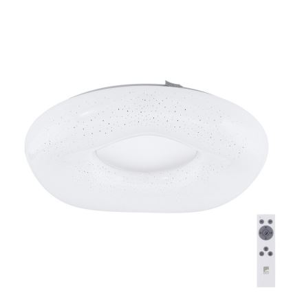 Eglo - Світлодіодний стельовий світильник з регулюванням яскравості LED/18W/230V + пульт дистанційного керування