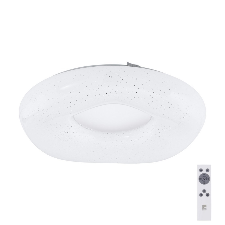 Eglo - Світлодіодний стельовий світильник з регулюванням яскравості LED/18W/230V + пульт дистанційного керування