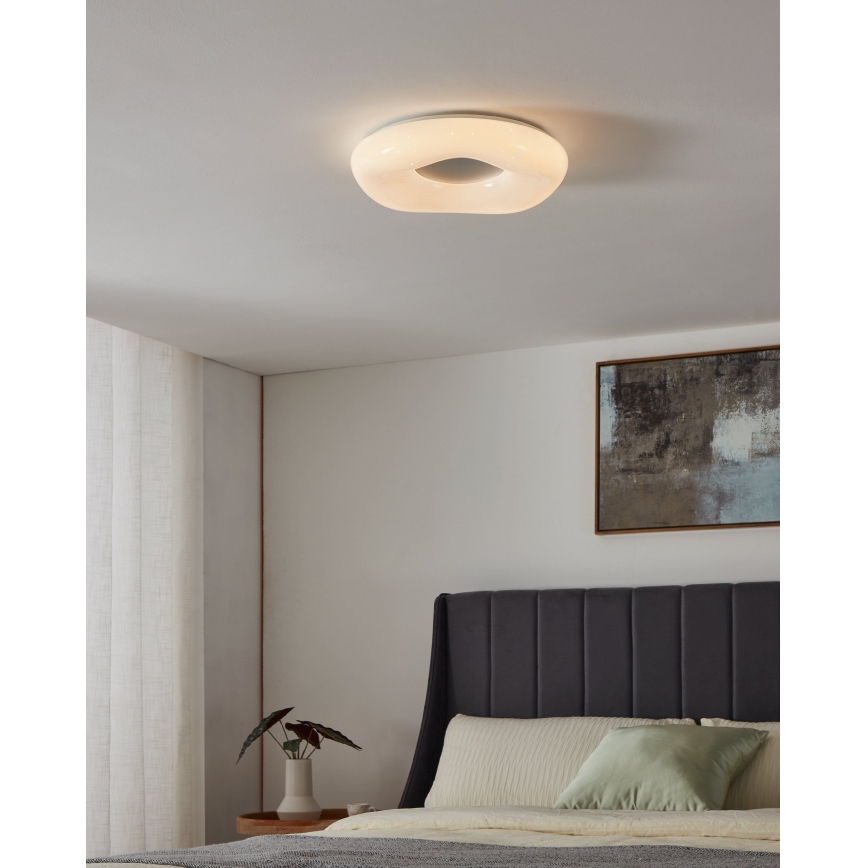 Eglo - Светодиодный потолочный светильник с регулированием яркости LED/18W/230V + дистанционное управление