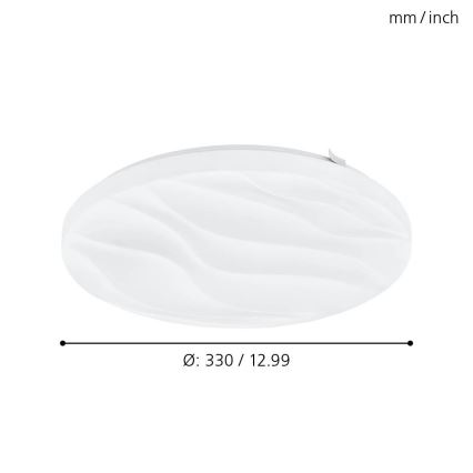 Eglo - Светодиодный потолочный светильник LED/14,6W/230V