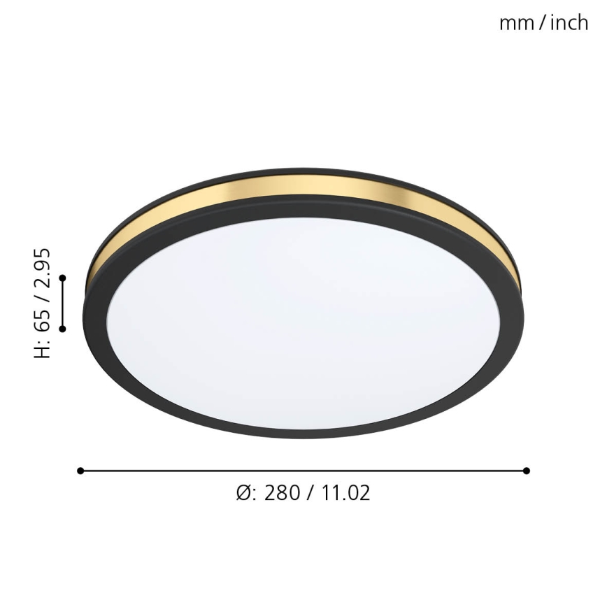 Eglo 99406 - Светодиодный потолочный светильник PESCAITO LED/11W/230V